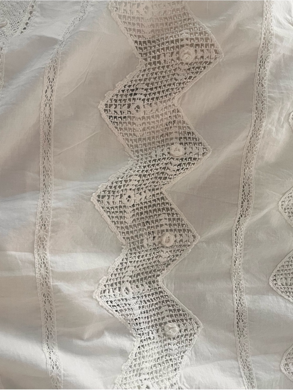 THE GREAT. The Rosette Crochet Dress - Picture 5 of 11